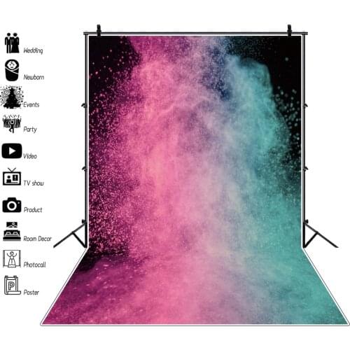Laeacco Photo Backdrops Fantasy Magic Gradient Solid Color Dots Surface Texture Pattern Photographic Background Photo Studio