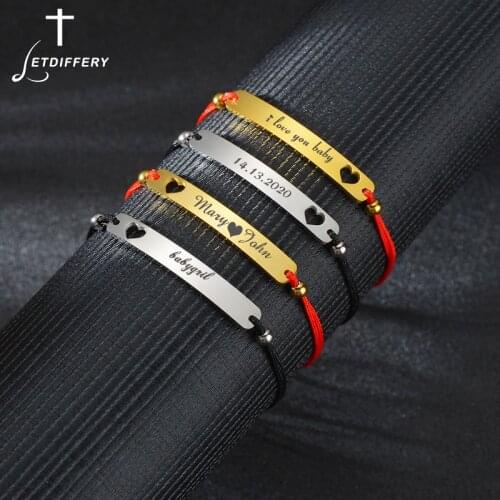 Браслеты с гравировкой Letdiffery China At AliExpress