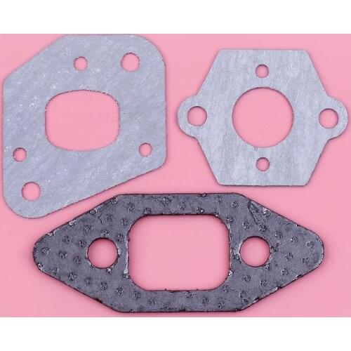 2pcs/lot Carburetor Gasket Set For Partner 350 351 352 370 390 Poulan 2050 2150 Chainsaw Spare Tool Parts