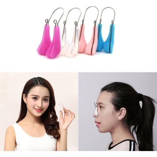 New 1 Pc Soft Silicone Nose Shaper Lifting Clip Nose Bridge Shaping Corrector Nose Up Slimming Massager Beauty Tools