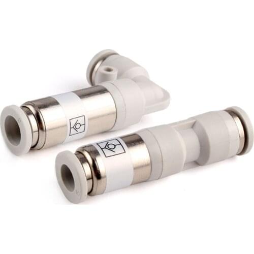 One Way Air Pneumatic Check Valve Non-return Valve One Touch Qucik Fitting Connector Coupler Tube OD 4mm 6mm 8mm 10mm 12mm