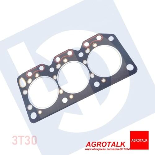 Cylinder head gasket for Laidong KM385BT / KM385TE / KM390BT, part number: KM385QB-01002 / KM390BT-01002
