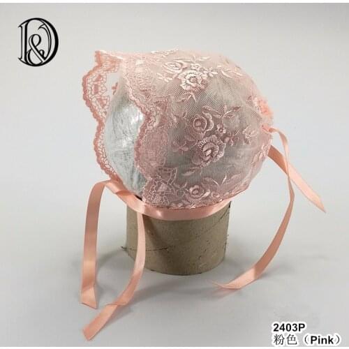 Adjustable Lace Hat Baby Cap Infant Summer Newborn Photography Props Girl and Boy Bonnet Photo Shooting