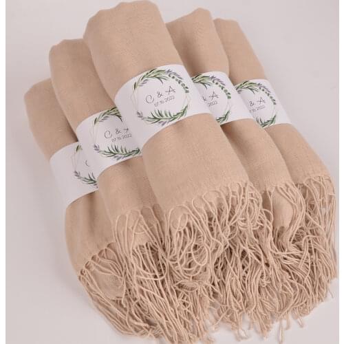 10 PCS Shawl for Women Colorful Scarves & Wraps Gift for Mothers Islamic Muslim Gifts Lady Pashmina Pure Blanket Cashmere Scarf