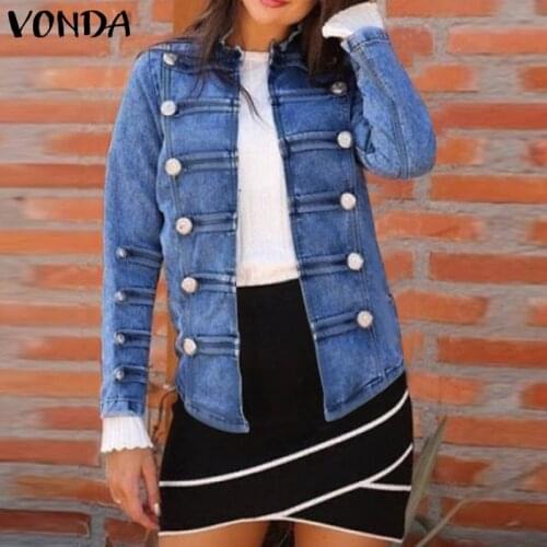 VONDA Womens Denim Jackets