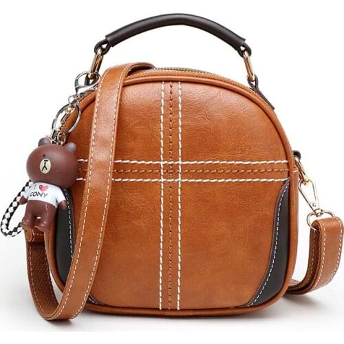 Women Messenger Bags Famous Brand 2020 Vintage Women Crossbody Bags For Women Small PU Leather Handbags Bolsa Feminina A523