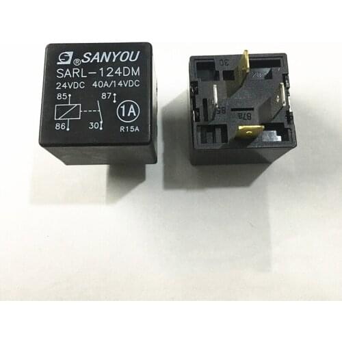 1pcs Automotive Relay SARL-124DM 24VDC 40A 4pin