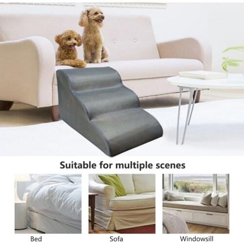 Pets Climbing Dog Stairs Sponge Steps Small Dog Teddy Dogs Catson The Sofa Bed Slope Climbing Ladder