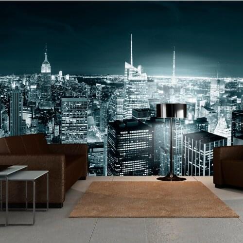 Wall Mural XXL-waist night in New York - 550x270 cm