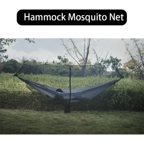Hammock Bug Net Ultralight Mosquito Net Outdoor Camping Survival Hammocks Netting 340*140CM 0.88 LBS Fast Easy Setup