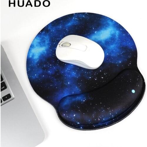 Mouse Pad with Wrist Rest Support Non Slip Comfortable Soft Sponge Ergonomic Design for Office/Home/Gamer