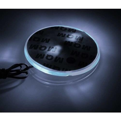 Liplasting Car Styling 4D Car LED Logo Rear Badge Light Sticker Emblem Tail Lamp Decor For BMW E90 E60