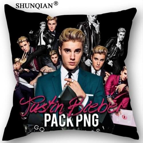 Best Justin Bieber Pillowcase Wedding Decorative Pillow Cover Custom Gift For (Two Sides) Printed Pillow Cases 18-315