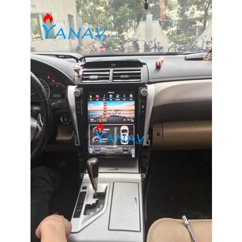 12.1" inch tesla style vertical screen Android 9.0 Multimedia Player For-Toyota Camry 12-15 PX6 multimedia carplay