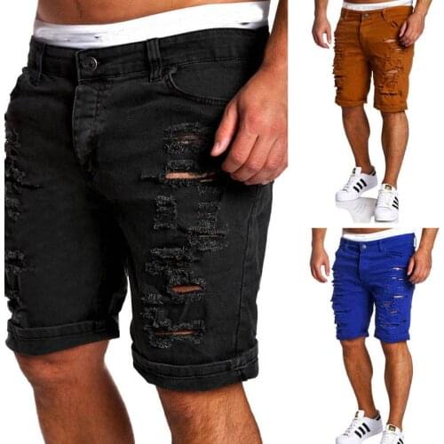 Mens Summer Military Combat Shorts Army Cargo Casual Pockets Trousers Flat Front Destroyed Ripped Jeans Support Wholesale