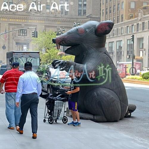 Inflatable strike rat used by labor union advertising inflatable rat for shopping mall/ event decoration