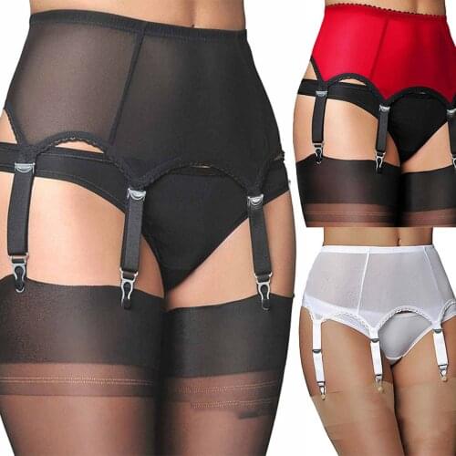 Sexy Gauze Garter Women Sexy Stockings Accessories Appeal Underwear Can Be Adjusted Buckle Anti-skid Buckle Hot Elastic Garters