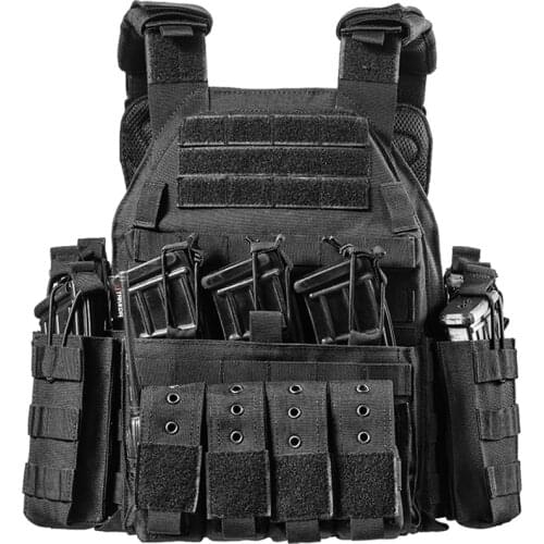 Detachable 1000D Nylon Cloth Wear-resistant Tactical Modular Military Armor Molle Army Vest Multifunctional Field Hunting Vest