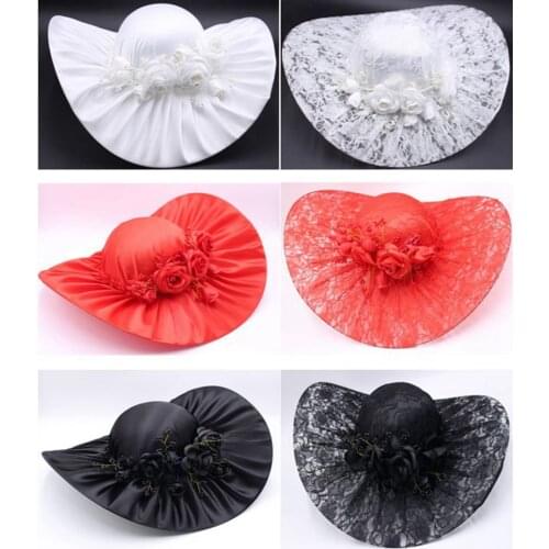 Red White wedding hat,wedding hats for women elegant,bride hat,wedding accessories chapeau femme mariage bridal accessories