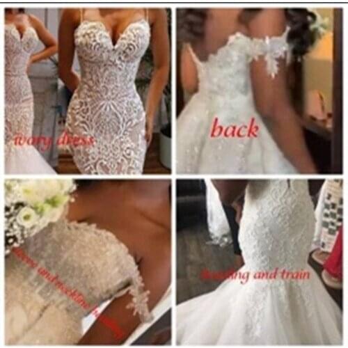 Custom Made Mermaid Wedding Dress