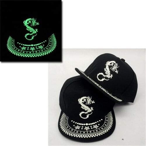 Luminous Hat Women Men Fluorescent Baseball Caps girl Light Snapback Cap Glow In The Dark hip hop hats Casquette boy304