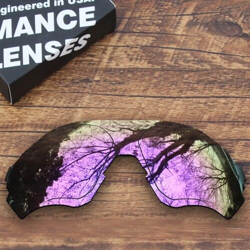 ToughAsNails Polarized Replacement Lenses for Oakley EVZero Range Sunglasses Purple Mirrored