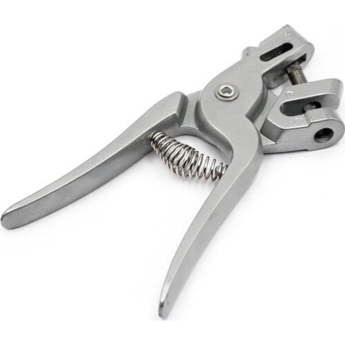 Livestock Ear Tag Punch Stainless Steel Ear Canal Pliers for Distinguish Farm livestock Pig Cattle Sheep Ear Tag Farm Supplies