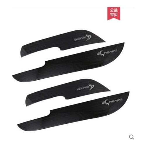 Car high quality metal anti-kick plate anti-kick pad auto parts For Mitsubishi Outlander 2013-2020 Car-Styling