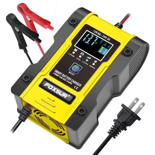 12.6V Lithium Battery 12V24V Lead-acid Battery Lithium Iron Phosphate Charger Car and Motorcycle Battery Charger