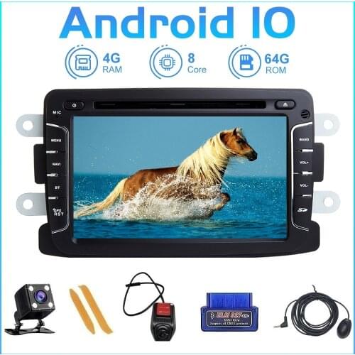 Zltoopai 7" Auto Radio Android 10.0 For Renault Dacia Duster Logan Sandero Dokker LADA DVD CD Multimedia Player GPS Navigation
