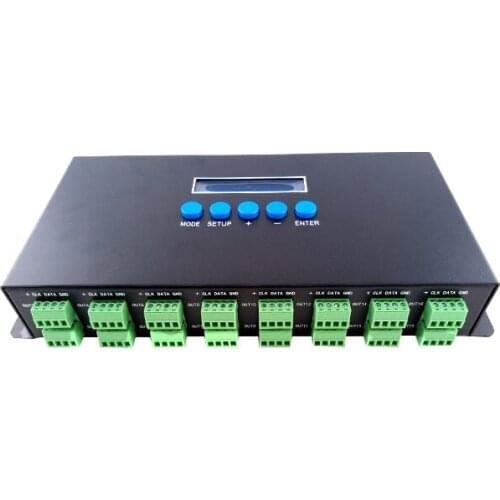 16 channels led modules light strips programmable DMX512 led pixel controller e1.31