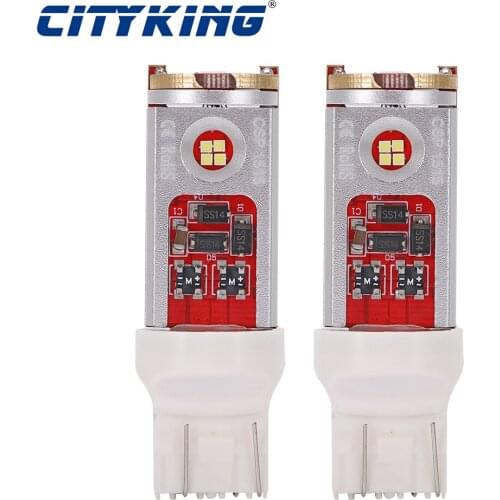 2pcs T20 W21W LED WY21W 7440 7443 LED Bulb T25 3157 3156 12 led csp chip led Car Brake Reverse Light 12V Lamp Turn Signal light