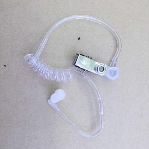 50X Transparent Clear Air tube earplug earbud for walkie talkie air tube headphone ONLY tube 5pcs/lot