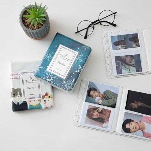 64 Pockets 3 Inch Mini Film Photo Album Book For Fujifilm Instax Mini LiPlay 11 9 8 7s 70 90 Instant Camera Film Card Holder