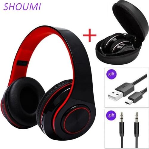 B39 Bluetooth Headphones Wireless Helmet Headset LED Colorful Breathing Lights Foldable Hifi Stereo Earphones with Mic For Music