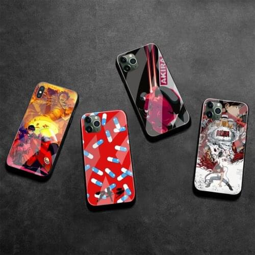 Akira Anime Phone Case Tempered Glass For iPhone 12 pro max mini 11 Pro XR XS MAX 8 X 7 6S 6 Plus SE 2020 case