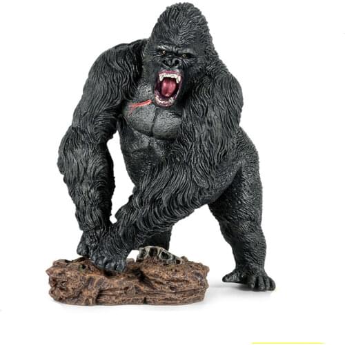 Simulation Apes Gorilla Action Figures Patriarch Giant Orangutan Classic Toys For Boys Animal Collectible Model