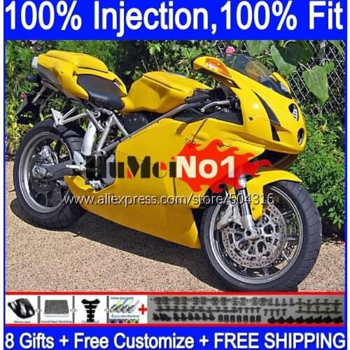 OEM Bodywork For DUCATI 749 999 S R 749R 999R Body 123MC.39 yellow gloss 749-999 2005 2006 749S 999S 05 06 Injection Fairing kit