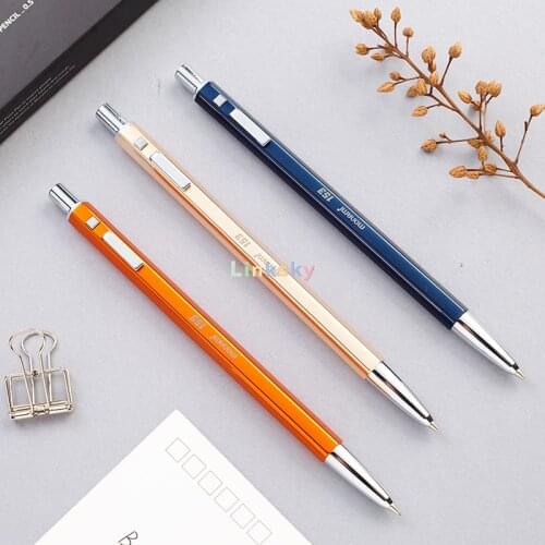 Monami 153 ID Oatmeal Tangerine Midnight Mechanical Pencil Automatic Pencil Writing Drawing supplies,0.5mm,Gift box set