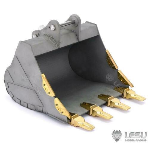 Metal 1/14 Original Bucket for LESU C374 Carter RC Hydraulic Excavator DIY Model TH17911-SMT3