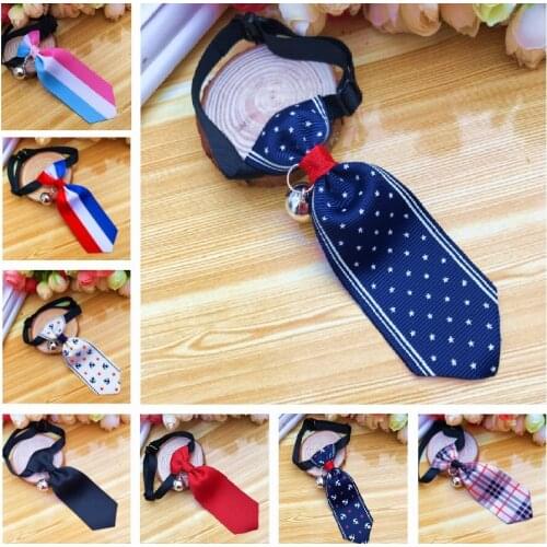 Cute dog cat tie stripe bow tie tie pet adjustable tie accessories dog tie Party Wedding dog collar dog pet supplies