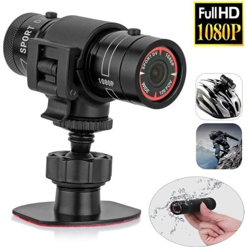 Camera Motorcycle Full HD 1080P Mini Mini Sports DV Camera Bike Motorcycle Helmet Action DVR Video Cam for Outdoor Sports