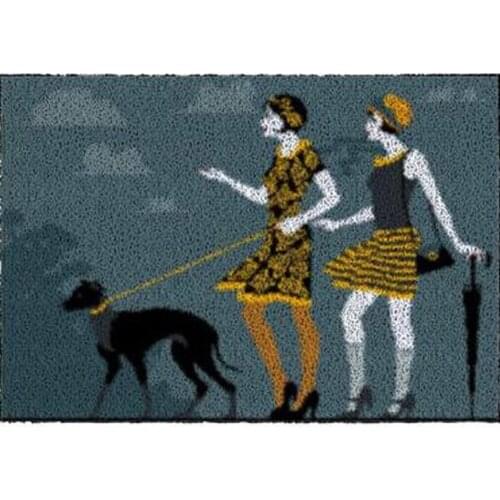 Latch hook rug kits with Pre-Printed Pattern for adults Carpet embroidery set Hobby and needlework Home decoration Tapestry