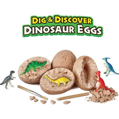 Novelty Dig It Out Dinosaur Egg Toy Kids Educational Toys Gifts Home Decor BM88