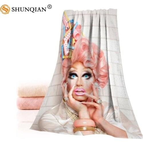 Custom rupaul Towels Microfiber Fabric Popular Face Towel/Bath Towel Size 35x75cm, 70x140cm Print your picture