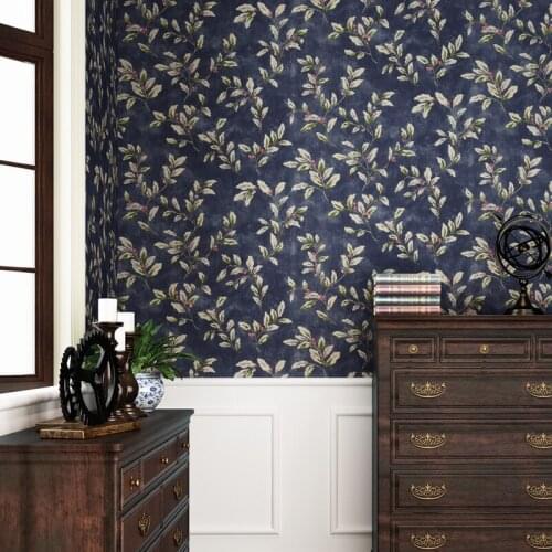 American Retro Embossed Damask Self-adhesive Non-woven Wallpaper 3D Flower Textured Bedroom Living Room Wall Paper Home Decor