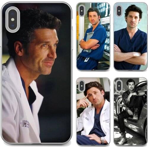 Silicone Case Derek-Shepherd-Greys-Anatomy-Poster For Xiaomi poco X3 nfc F2 Pro M3 Mi 5X 6X Max Mix 1 2 2S 3 Mi5 Mi6 Mi3 Mi4