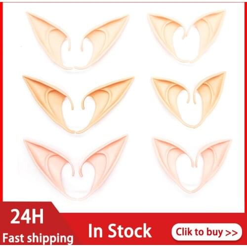 Mysterious Angel Elf Ears Latex Ears For Fairy Cosplay Costume Accessories Halloween Decoration Photo Props Home Adult Kids Toys