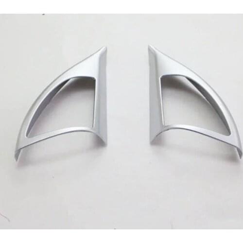 TOMEFON For BMW X1 F48 2016 2017 Matte ABS Front A Pillar Loud Speaker Cover Trim 2pcs Car Styling Accessories