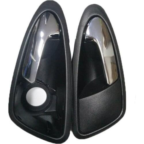For SEAT Ibiza 2009-2012 GW Left/Right Inner Door Handles ABS Car Interior Black Door Handles Auto 6J0837113A 6J1837113A
